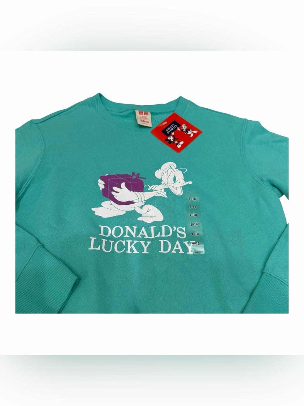 Uniqlo Disney Kids Sweater Donald’s Lucky Day Size 9-10 NWT
